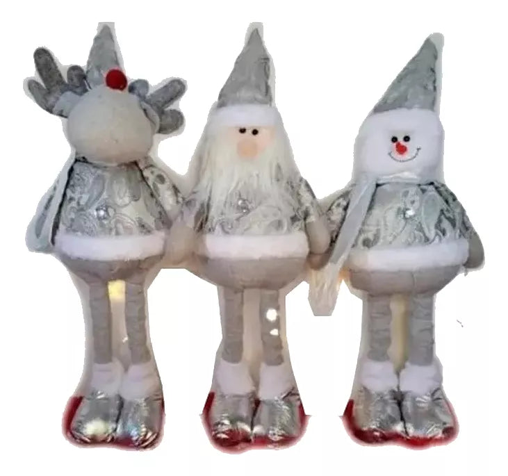 Pack 3 Muñecos De Navidad  70cm D1 5301